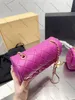 CC CF Hot Pink Designer Bag Luxury Bag Women Handbag Classic Flap Mini Crossbody Designer Sling Bag Mini Bag Purse Designer Quality Bag Metal Chain Gold Bag A5