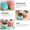 Storage Bottles Stainless Steel Soup Lunch Container Holder Portable Food For Picnic School Office (430ML Green)