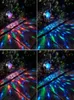2019 New Solar Garden Party Lights Landscape Path Yard Rotating Projector Projection Lamp Christmas Family Party Ambient Light Sol7044269