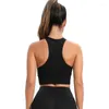 Tenue de yoga femmes respirant nue soft sport softproofroproof fitness tops gym crop top sous-vêtements push up workout sans couture