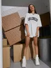 Los Angeles California USA Street Tshirt Fashion Hip Hop Hop Sleeve Coton Top respirant Streetwear surdimensionné 240411