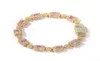 Hip Hop Copper inlaid Pink Zircon Tennis Bracelet Men Women Diamond Mixed 7inch 8inch Crystal Bracelets Jewelry Association 9657840