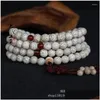 Brin de perles r janvier xingyue bodhi blanchie perles rondes 108 pièces avec un bracelet de baisse de baisse de baisse de bijoux dhy7o