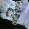 Chaîne cubaine de 24 mm Hip Hop Pass le Diamond Tester White 925 Silver VVS Moisanite Lien