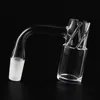 Beracky 완전 용접 흡연 Terp Slurper Quartz Banger 2.5mm 벽 경사 유리 물 봉