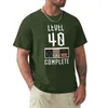 Polos masculinos Nível 40 Complete 40º aniversário Pixels Retro Trechirt de videogame Plus Tamanhos Camisetas Graphic Tees Workout for Men