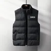 New High quality Men's and women's autumn and winter warm and windproof Vest Jacket fashion trend thickened cotton padded warm