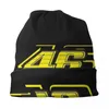 Basker rossi skallies beanies caps streetwear vinter varma män kvinnor stickade hattar unisex vuxen motorcykel racing motorhuv