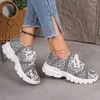 Casual schoenen mesh ademende slip op platte vrouw tonen dames wandelen schoenen sneakers dames vulcanisatie