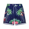 Top Design Men's Shorts 2023 High Street Flower Suit Plaży Surfing Pełna koszulka nadruk swobodne szorty kardigan pasujące mężczyzn