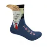 Favor de la fiesta 2024 calcetines de triunfo explotan moda graciosa calcetines de respiración para hombres y mujeres envían pequeños calcetines de peluquería Trump regalos LT923