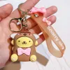 Décompression jouet rose rose mignon chat keychain en gros de la tête de bobble poupée new clés clés clés clés clés clés chaîne