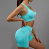 Spares de pistas para mujeres 2 PCS Set de yoga Women Hollow Beauty Back Sports Sports Sports Sports Sports Sports Sports Set Fitness Fitness Gym Set Sportswearl2403