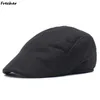 Ixjg Berets LOVER STYLE MEN MEN BERETS 2021 Spring Herfst Casual Street Newsboy Beret Hat Retro Engeland Hoed Wild achthoekige pet Fashon Hoeden Caps D240418