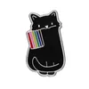 LGBT Rainbow Flag Black Animals Film Quotes Badge Badge Cute Filmes de Anime Games Hard Pins de esmalte coletam desenho animado Backpack Backpack Bag Collar Capites de lapela S2880200
