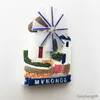 Magneti frigoriti greco egeo mykonos isola vento casa frigo magneti turisti souvenir adesivi per frigorifero ornamenti