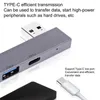 Splitter Hub Wide Compatibility USB Fast Heat Dissipation Universal 3 In 1 Expansion Dock High Speed Transmission