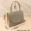 Sac à main de créateur de luxe Sac à bandoulière pour femmes en cristal Perles métalliques étincelantes Sac à ouvertures de sous-bras de diamant Crossbody Foot's Wallet Luxury Shopping 102-1