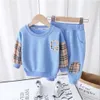 Designer Clothes Kids Tracksuit Boys Girls Set Children Hoodies Pants Suits Loose Hooded Sweatshirt Classic Letter