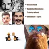 Brosses de maquillage en bois Gel Gel Gel Moustache Roues d'entraînement pour les hommes Salon Barbe Façage des outils de style