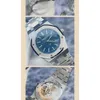 Designer Watch Luxury Automatic Mechanical Watches Style 16202st Disc Blue Disc en acier inoxydable Matériau Ultra-Thin Mens 39 mm Mouvement de mouvement montre
