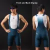 Byxor Lameda Summer Men's Cycling Shorts vadderad cykel MTB Bib Total Pants Seamless Pro Mountain Downhill Road Bicycle Shorts and Bibbs