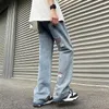 Mäns jeans sommar Slim fit mode Urban Western Style Trendy Exquisite Mid Rise Cargo Pants Ripped Men