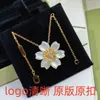 Collier de créateur de marque Vancelfe Luxury Collier Collier Fritillaria blanc Clover Fritillaria pour femmes