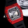 Mannen kijken RM57-01 Man Watch RM57 Superclone Volledig mechanisch actieve zakelijke tourbillon Leisure Automatisch keramiek