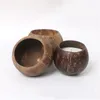 Candlers Nordic Minimalist Coconut Shell Restaurant avec tasse Créative Creative Vide Decoration Soja Wax Container Home