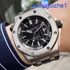 Fancy AP Wall Watch Royal Oak Offshore Series 15710st Steel Black Disp Sports Mechanical Ratio de buceo