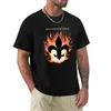 Herrpolor Flaming Fleur de Lis Shield! T-shirt vintage kläder anime överdimensionerade frukt av vävstolarna t-skjortor