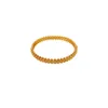 Design de qualité supérieure hommes et femmes pour bracelet en ligne Authentic Gold Electroplated Bullet Head Bracelet avec conception personnalisée avec bracelet original