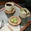 Tazze da 4e2b in ceramica vintage tazza di tazza da piattino moderno arte espresso coppia regalo office tazza di tè tazza da tè dono decorazione per la casa nordica 240417