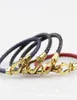 Lover Braided Leather Bracelets Aço inoxidável Pulseira de fivela magnética Presentes de pulseira de alta qualidade para mulheres Men29705556173