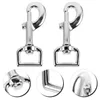 Colarinhos de cachorro 2pcs colarinho de metal ganchos de metal clipes colaras de pet spring fivela para vincular