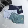 Mode mens underbyxor boxare designer brev tryckt underkläder sexiga manliga trosor underböter