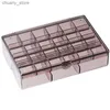 Accessories Packaging Organizers 12/30 Cells Storage Jewelry Box Plastic Transparent Earrings Display Convenient Organizer Case Gift For Women Y240417