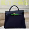 Vertrauenswürdige Luxus -Totes Ky Stoff Handtasche Damenbeutel Canvas Bag So Black31cm 39 cm wasserdichte Beschichtungsschicht Baumwoll -Leinenplatinbeutel haben Logo HBJ0AP
