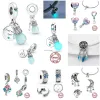 925 Sterling Silber Fit Frauen Charme Armband Perlen Charm Chameleon Star Moon Charms Turtle Blue Eyes