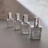 Butelki do przechowywania 4PCS 15 ml galwaniczne perfum butelka szklana szklana rurka anodowana aluminiowa spray sub-bettling nawilżanie