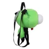 Factory wholesale 35cm cartoon alien dog plush backpack Gildog green alien dog doll schoolbag backpack for children