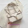 Designer Selinss Tote Tassen voor vrouwen Online winkel Solid onderarm tas Dames zomer Nieuw modieus klein vierkante schouderfilming met origineel logo injv