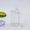 Clear Square Mini Glass Oil Brenner Bong Wasserrohre Dab Rig Pyrex Ziellga -Glasschuh zum Rauchen mit Ölbrennerrohrschlauch