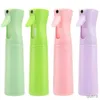 Sprayers 300ml High Pressure Spray Bottles Refillable Bottles Continuous Mist Watering Can Automatic Salon Barber Water Sprayer