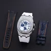 Designer Watch Luxus Automatische mechanische Uhren Typ Schweizer Bewegung Sapphire Spiegel Größe 44 mm*12 mm importiertes Rubb -Armbanduhr