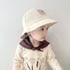 Beretti Doit 2024 Autunno bambino cappelli da secchio per bambini Summer Bear Child Panama Cap Boy Girl Outdoor Beach Fisherman Cappello