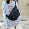 TOPES Casual Crossbody Torka klatki piersiowej Studenci studenci o dużej pojemności leniwy geomantyczne płótno wypoczynek kieszonkowy