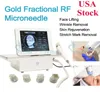 Fraktionerad RF Microneedle Face Care Gold Micro Needle Skin Rollar Acne SCRE Stretch Mark Borttagning Professionell Beauty Sal3413350