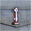 만화 액세서리 호랑이 배지 귀여운 영화 게임 하드 에나멜 핀 수집 브로치 백팩 모자 가방 칼라 옷깃 배지 드롭 배달 DHMB8